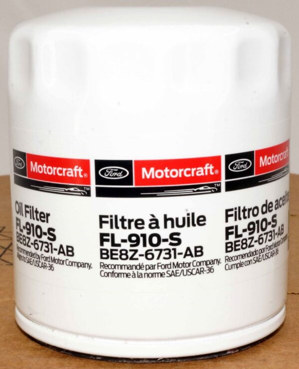 Genuine OEM Motorcraft FL910S Engine Oil Filter Ford BE8Z6731AB FL910SB12 - Image 3