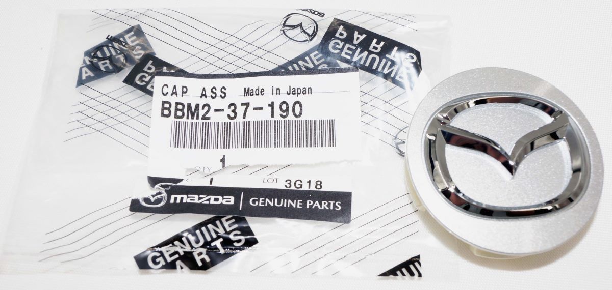 Genuine OEM Mazda 3 Wheel Cover / Hub Cap – 16-inch Silver – 2010-2013 – Part # BBM2-37-170
