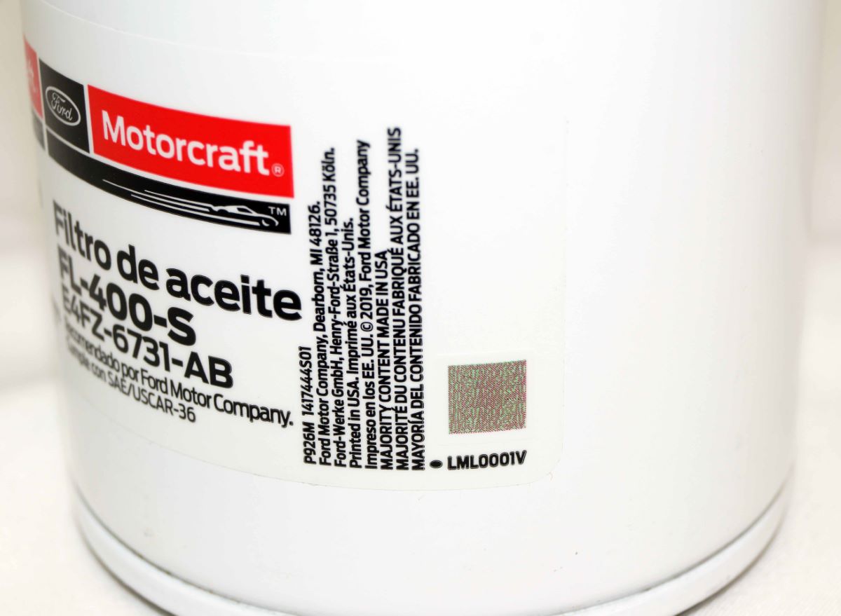 2 Pack Genuine Motorcraft FL-400S Engine Oil Filters - Ford OEM