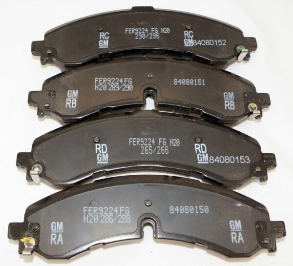 Genuine GM 171-1266 84571661 Rear Disc Brake Pad Kit with Springs Weather Sensor - Image 6