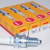 4 Pack Genuine NGK 2015 Spark Plug Solid Tip BPR2ES John Deere Kawasaki Yamaha