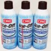 3 Pack CRC 05346 Ice-Off Windshield Spray De-Icer 12 Oz Melts Ice Snow Frost