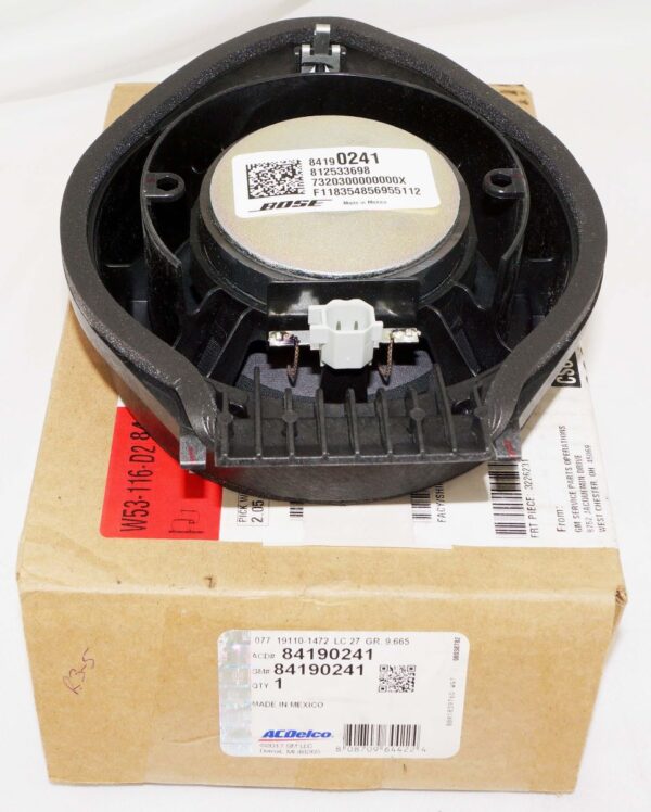 Genuine OEM GM ACDelco OEM 84190241 Bose Rear Door Speaker
