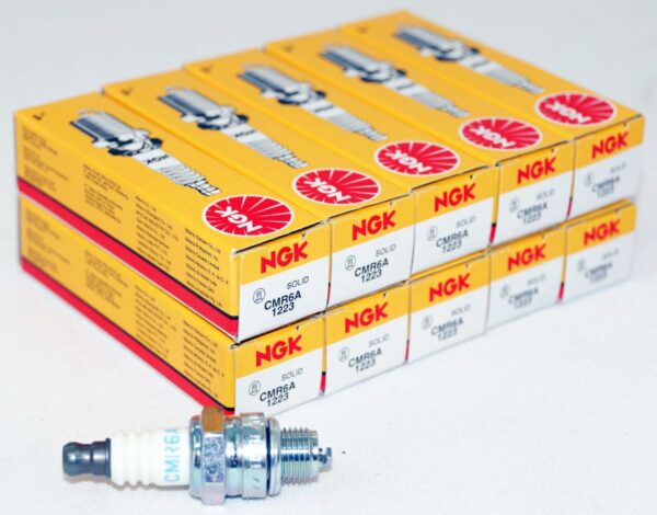 10 Pack Genuine NGK 1223 CMR6A Nickel Spark Plugs