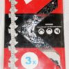 3 Pack of Kakei Chainsaw Chain 1B4Q55X 16” 3/8” LP Pitch .043” Gauge 55DL