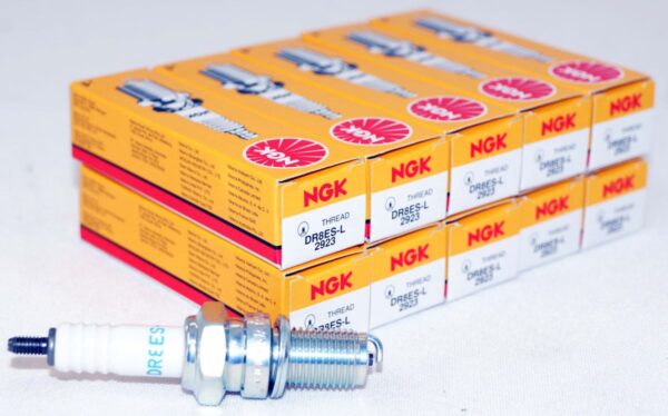 10 Pack NGK 2923 DR8ES-L Nickel Spark Plugs for ATVs Bikes Honda Kawasaki Suzuki