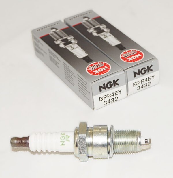 2 Pack Genuine NGK 3432 BPR4EY V-Power Spark Plugs