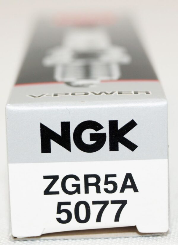 Set of 4 Genuine NGK 5077 ZGR5A V-Power Spark Plug - Image 9