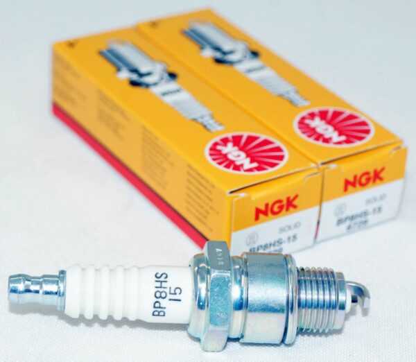 2 Pack Genuine NGK 6729 BP8HS15 Nickel Spark Plug for Mercury 9.9-15 HP Outboard