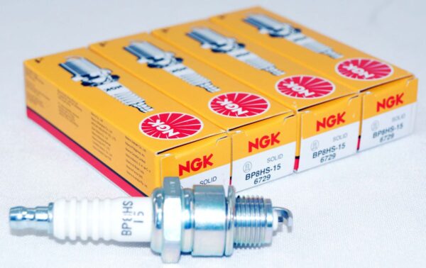 4 Pack Genuine NGK 6729 BP8HS15 Nickel Spark Plug for Mercury 9.9-15 HP Outboard