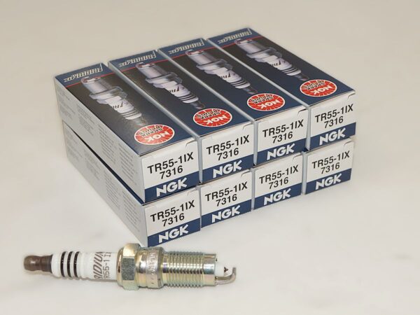 Set of 8 NGK 7316 TR55-1IX Iridium IX Spark Plugs