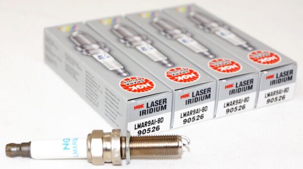 Set of 4 Genuine NGK 90526 LMAR9AI-8D Laser Iridium Spark Plugs