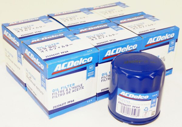 6 Pack Genuine OEM ACDelco PF64 Engine Oil Filter GM 25206377 12696048 19386865