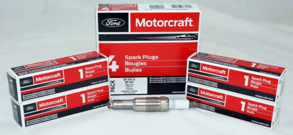 Set of 4 Genuine OEM Motorcraft Platinum Spark Plug SP547 SP547X Ford