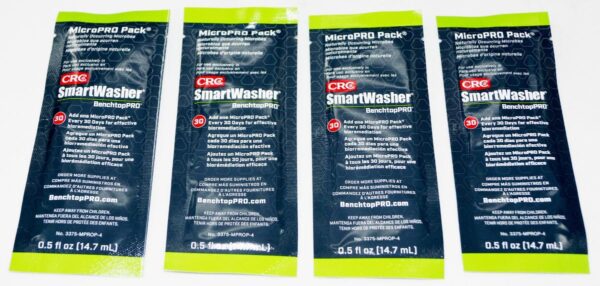 SmartWasher Benchtop PRO BTP MicroPRO Pack .5oz each  4 Pack CRC 1751154