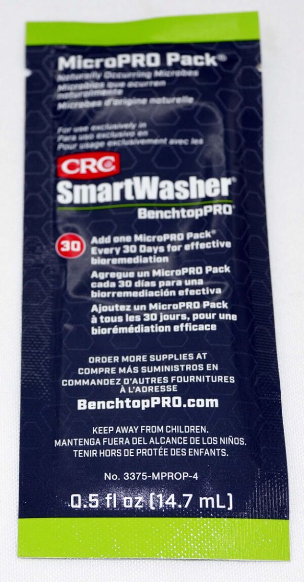 SmartWasher Benchtop PRO BTP MicroPRO Pack .5oz each  4 Pack CRC 1751154 - Image 3