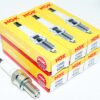 Set of 4 Genuine NGK 6263 Nickel Spark Plugs CR9E Threaded Tip