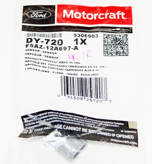 Genuine Motorcraft DY720 Air Charge Temperature Sensor Ford F5AZ12A697A - Image 2