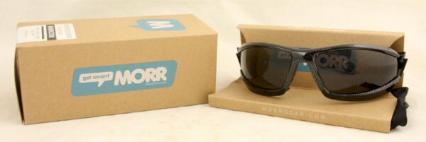 Marrconi Z75 Sport Sun Glasses Fog Armorr Black Carbon Frame Gray Lens
