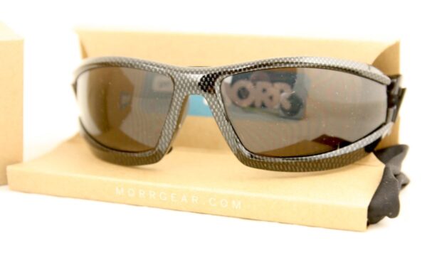 Marrconi Z75 Sport Sun Glasses Fog Armorr Black Carbon Frame Gray Lens - Image 2