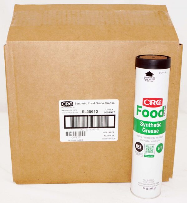 10 Pack CRC Synthetic Food Grade High Temp Grease NSF H1 NLGI Grade 2 Lubricant