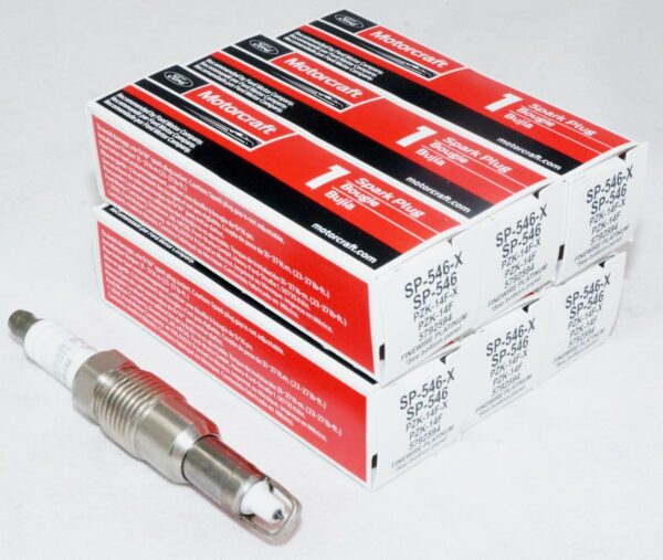 6 Pack Genuine OEM Motorcraft SP546X Ford PZK14FX SP546 PZK14F Copper Spark Plug