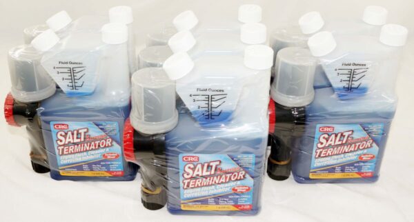 7 Pack Salt Terminator Engine Flush Cleaner & Corrosion Inhibitor w/ Mixer SX32M
