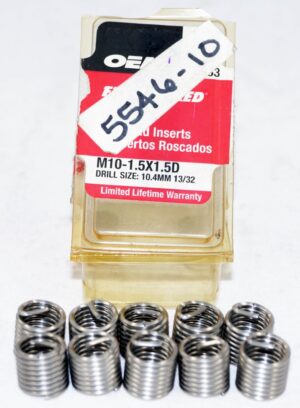 OEM Tools 25633 5546-10 Fix-A-Thred Thread Inserts 10 Pieces M10-1.5 Metric
