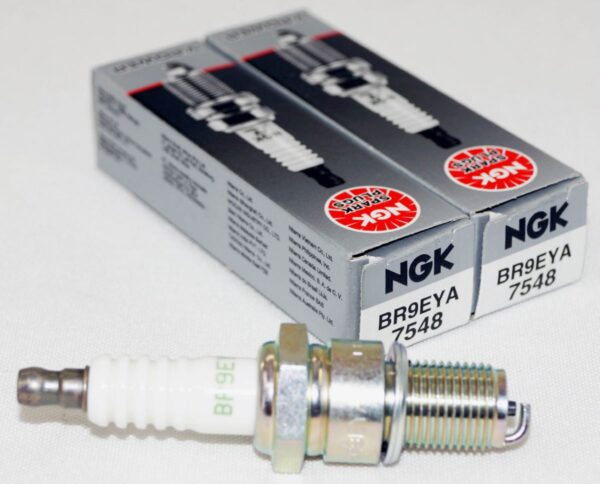 2 Pack Genuine NGK 7548 V Power Spark Plugs BR9EYA