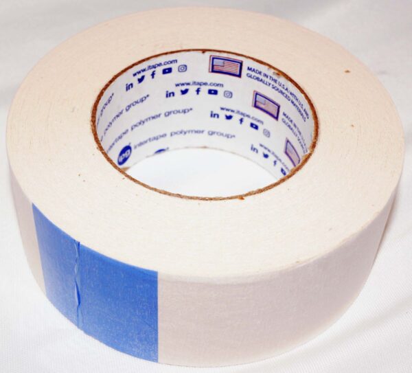 4 pack IPG 2" Premium Grade Double Coated Flatback Tape 36 yd Natural - Image 2