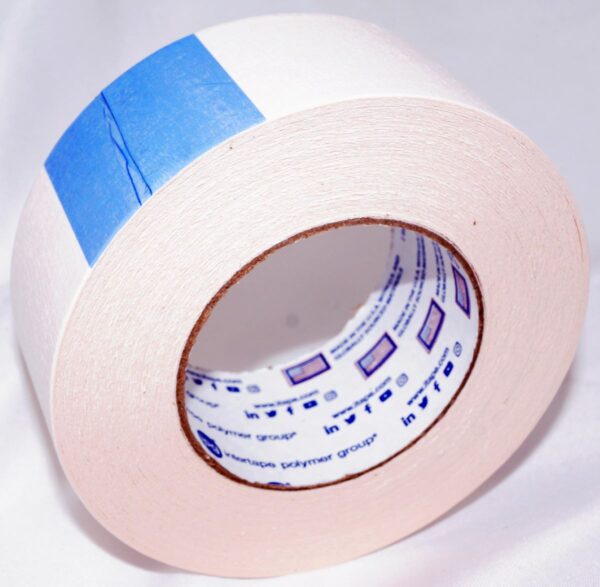 4 pack IPG 2" Premium Grade Double Coated Flatback Tape 36 yd Natural - Image 3