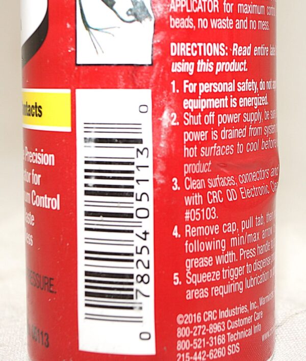 CRC 05113 Technician Grade Dielectric Grease 3.3oz - Image 3