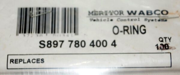 Box of 72 Meritor Wabco S897-780-400-4 Air System O-Ring 8977804004 - Image 3