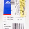 Genuine OEM 12637201 GM Serpentine Belt