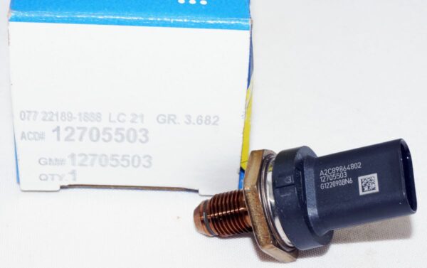 Genuine OEM 12705503 GM Fuel Injection Fuel Rail Pressure Sensor