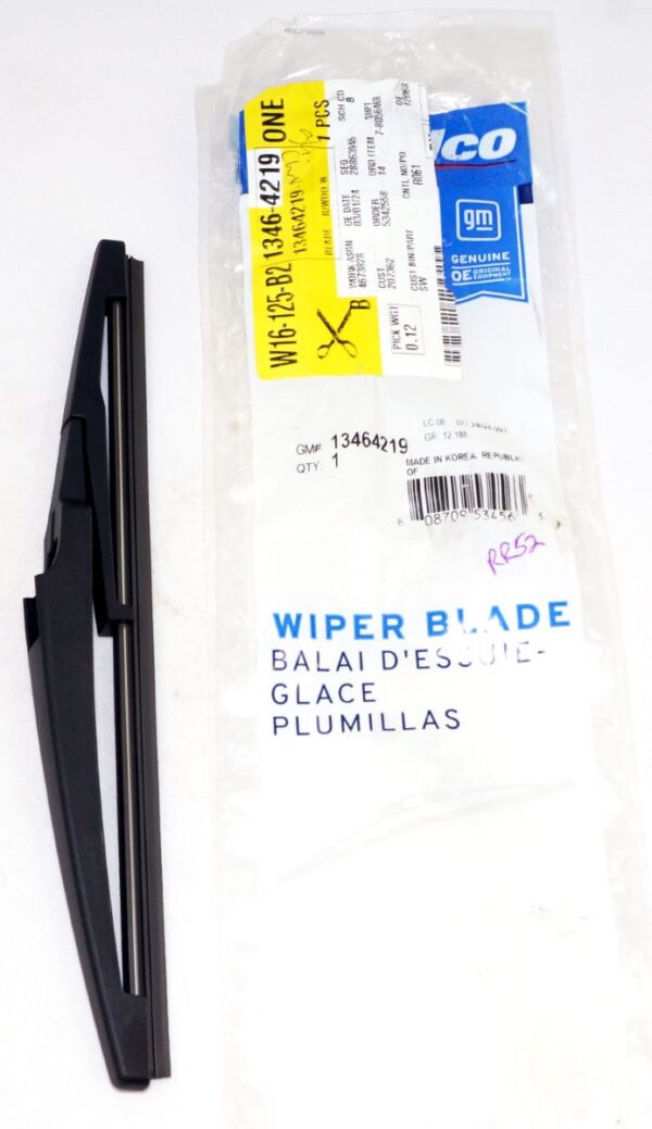 Genuine OEM ACDelco Rear Window Wiper Blade GM 13464219