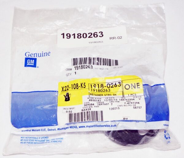 Genuine OEM 19180263 GM Steering Shaft Lower Bearing Retainer Seal - Image 2