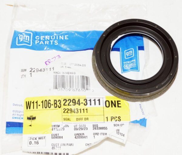 Genuine OEM 22943111 ACDelco GM Differential Pinion Seal