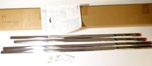 Genuine OEM GM 22988755 4 Piece Front and Rear Door Moldings in Chrome