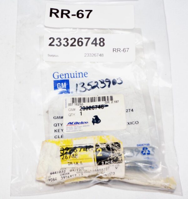Genuine OEM 23326748 GM Ignition Transponder Key Blank 13523903 Colorado 15-21 - Image 2