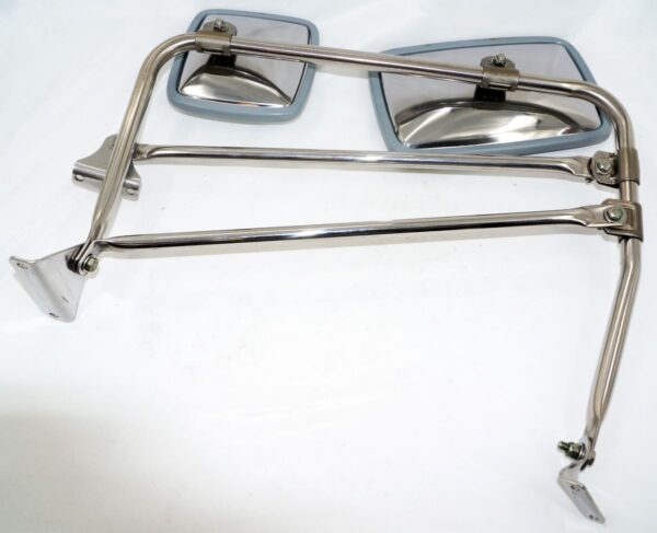 Wide Angle Non Retractable Stud Mount System Mirrors SS 713113 Right & Left Side - Image 4