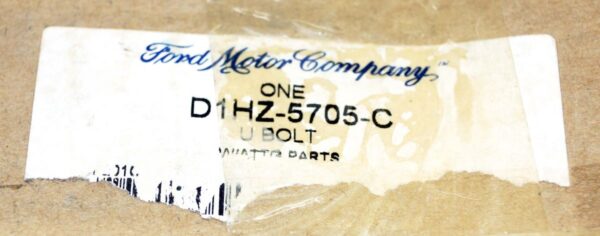 Genuine OEM D1HZ5705C Ford U-Bolt Leaf Spring U Bolt Kit 7/8 X 3 X 18-3/8" - Image 2