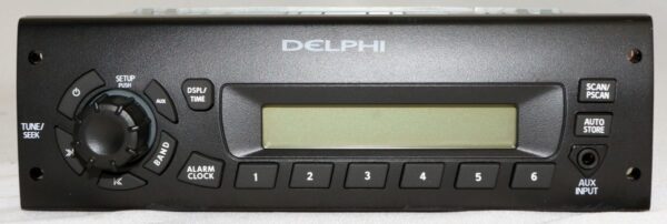 Genuine Delphi PP105220 Radio AM FM WB DEA222 Green Illumination - Image 2