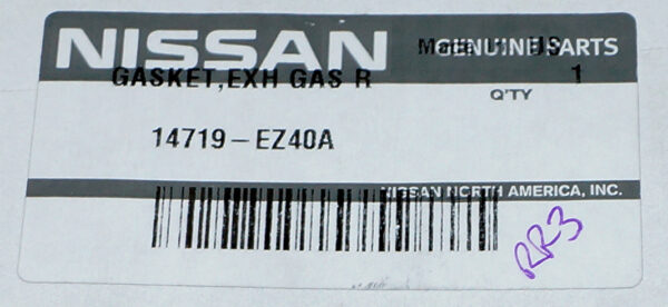 Genuine OEM 14719-EZ40A Nissan EGR Valve Gasket - Image 2