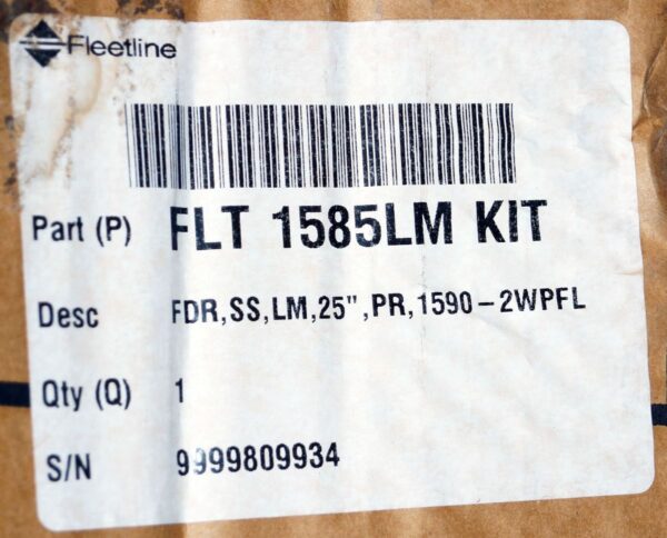 Fleetline 1585LM KIT Fender Stainless Steel LM 25” PR 1590 2WPFL 1585LM-KIT - Image 2