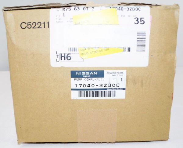 Genuine OEM 17040-3ZD0C Nissan Fuel Pump - Image 2