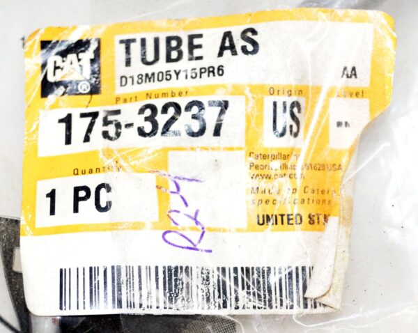 Genuine CAT Caterpillar Tube Assembly 1753237 - Image 2