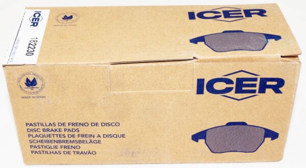 ICER 182230 Set of 4 Brake Pads fits select Tesla Vehicles - Image 2