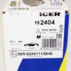 ICER 182404 Set of 4 Brake Pads fits select Tesla Vehicles - Image 5