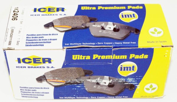 ICER 182406 Set of 4 Brake Pads fits select Tesla vehicles - Image 2